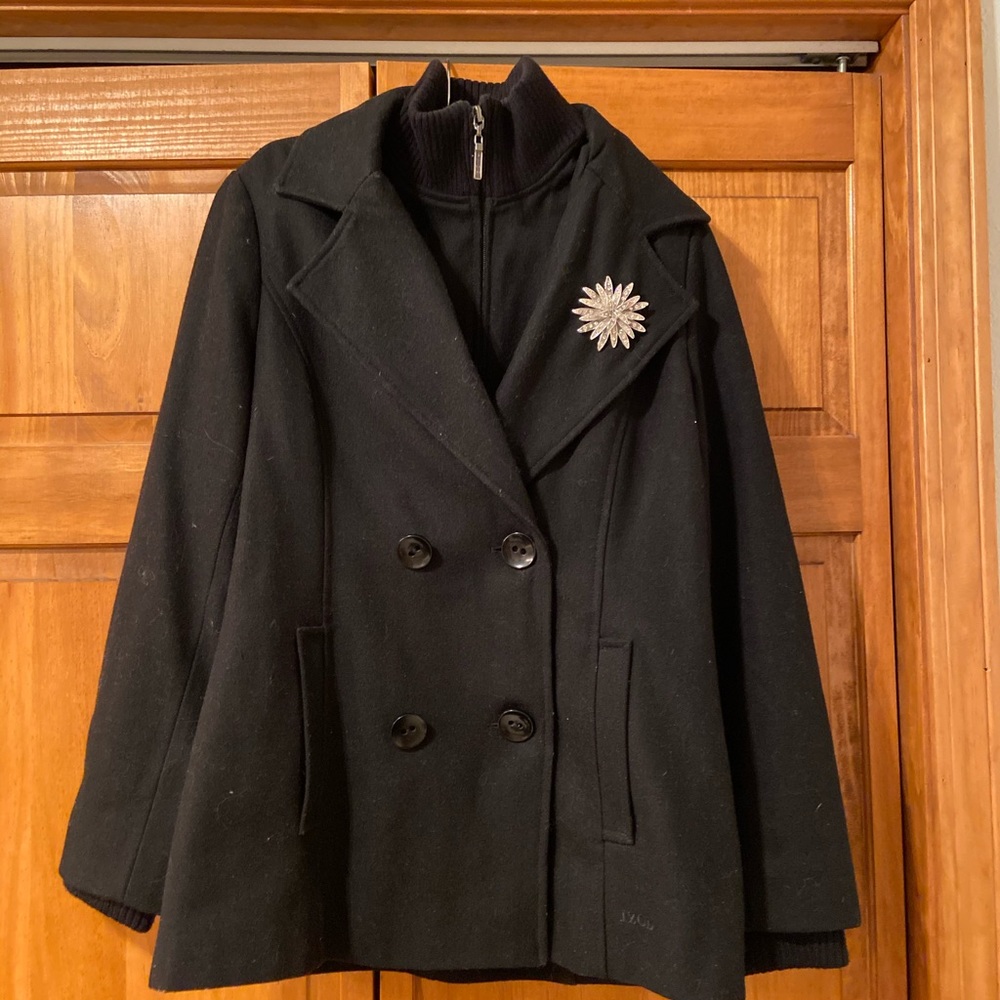 Black Izod Peacoat